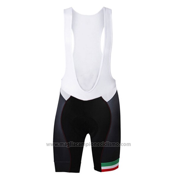 2017 Abbigliamento Ciclismo Sportful Campione Italia Rosso Manica Corta e Salopette